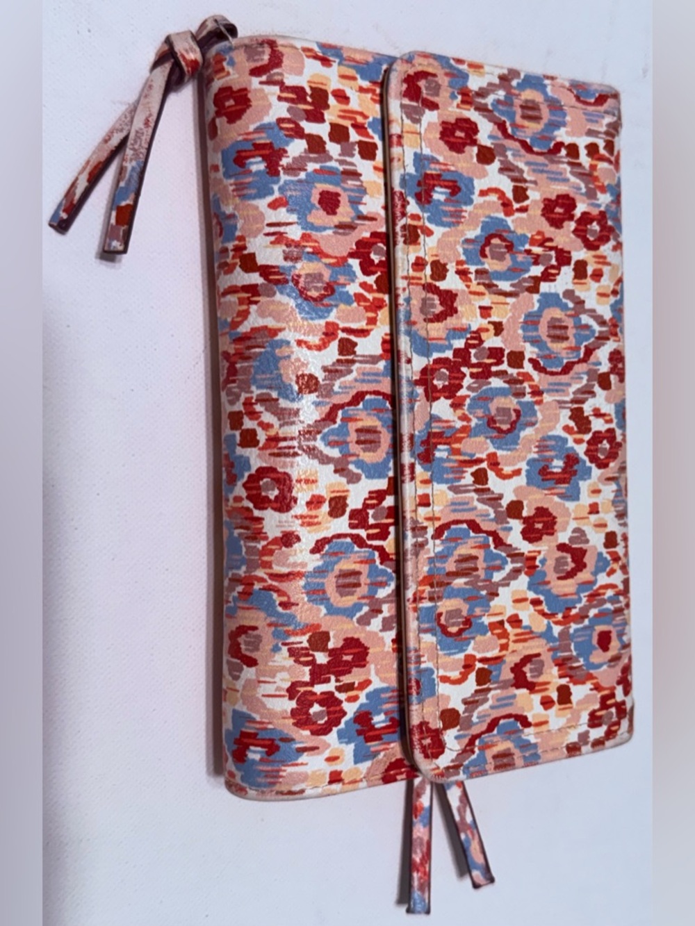 Sonoma Multicolor Floral Zip Wristlet Clutch